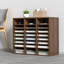 Boîte aux lettres de bureau à compartiments avec tablettes réglables et trieuse de documents 29 x 12 x 24,4 pouces-993234951