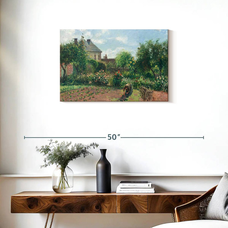 Senne, jardin de l'artiste à Eragny, 1898, H 20 po x l 30 po