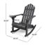 Chaise berçante Adirondack Hollywood