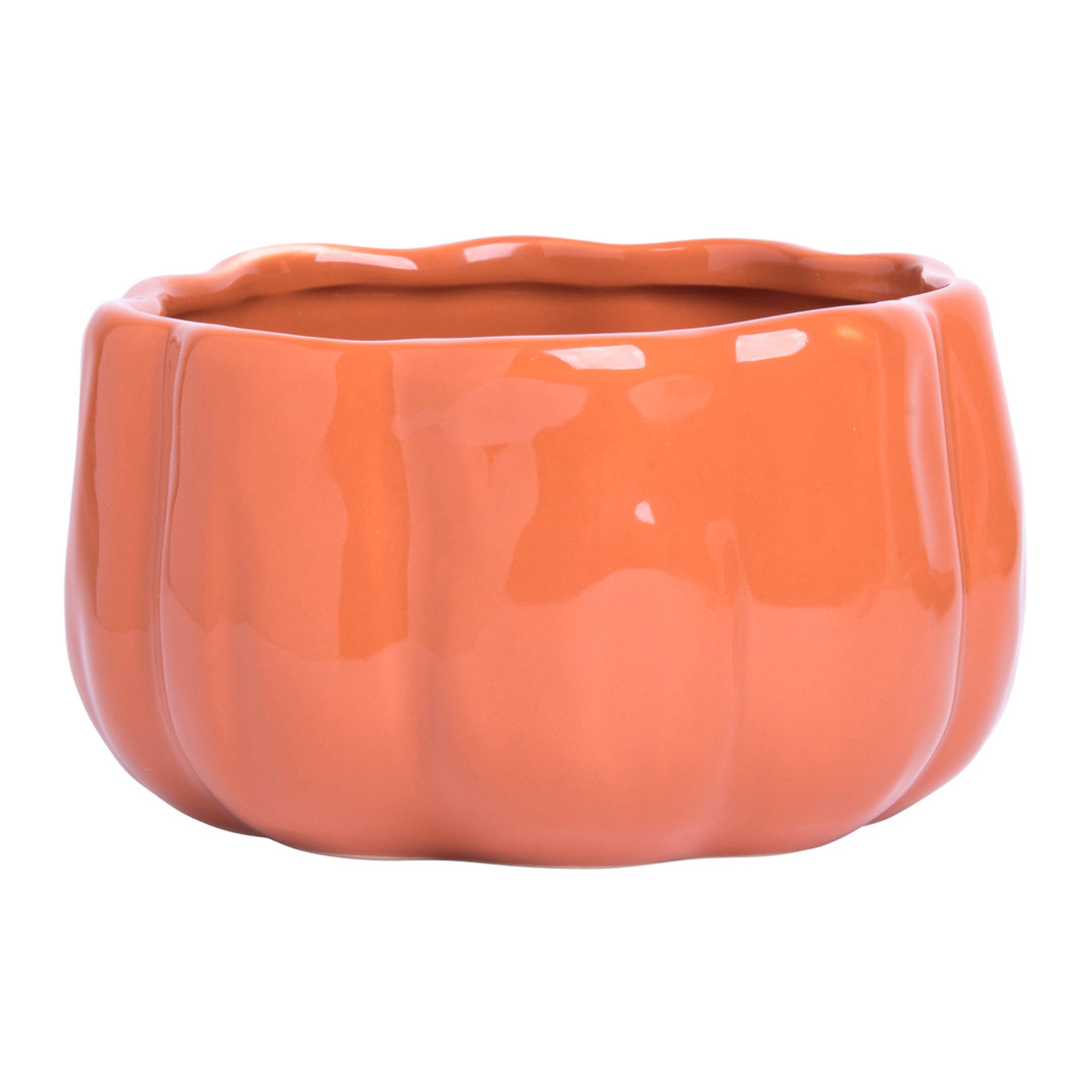 Patrica 21 oz. Pumpkin Shaped Soup Bowl (Set of 4) August Grove®