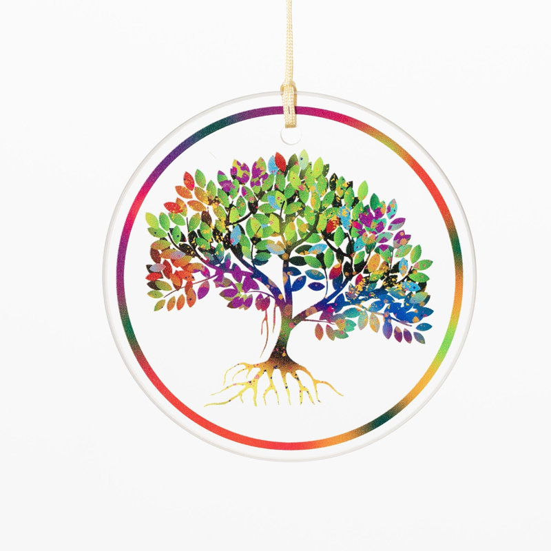 Arbre de vie carillon - arc-en-ciel