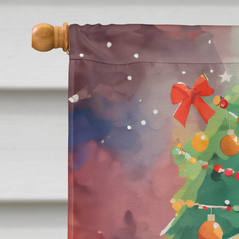 Double Sided Polyester Christmas, 40'' H x 28'' W