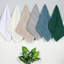 Aleron Ribbed 100% Cotton Assorted Solid Highly Absorbent Hand Towel Set-684983733