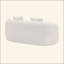 Curved Loveseat Sofa With Round Armrest, Compression Couch With 2 Pillows, Cream Couch For Small Space, Living Room, Bedroom, No Assembly-1704452826