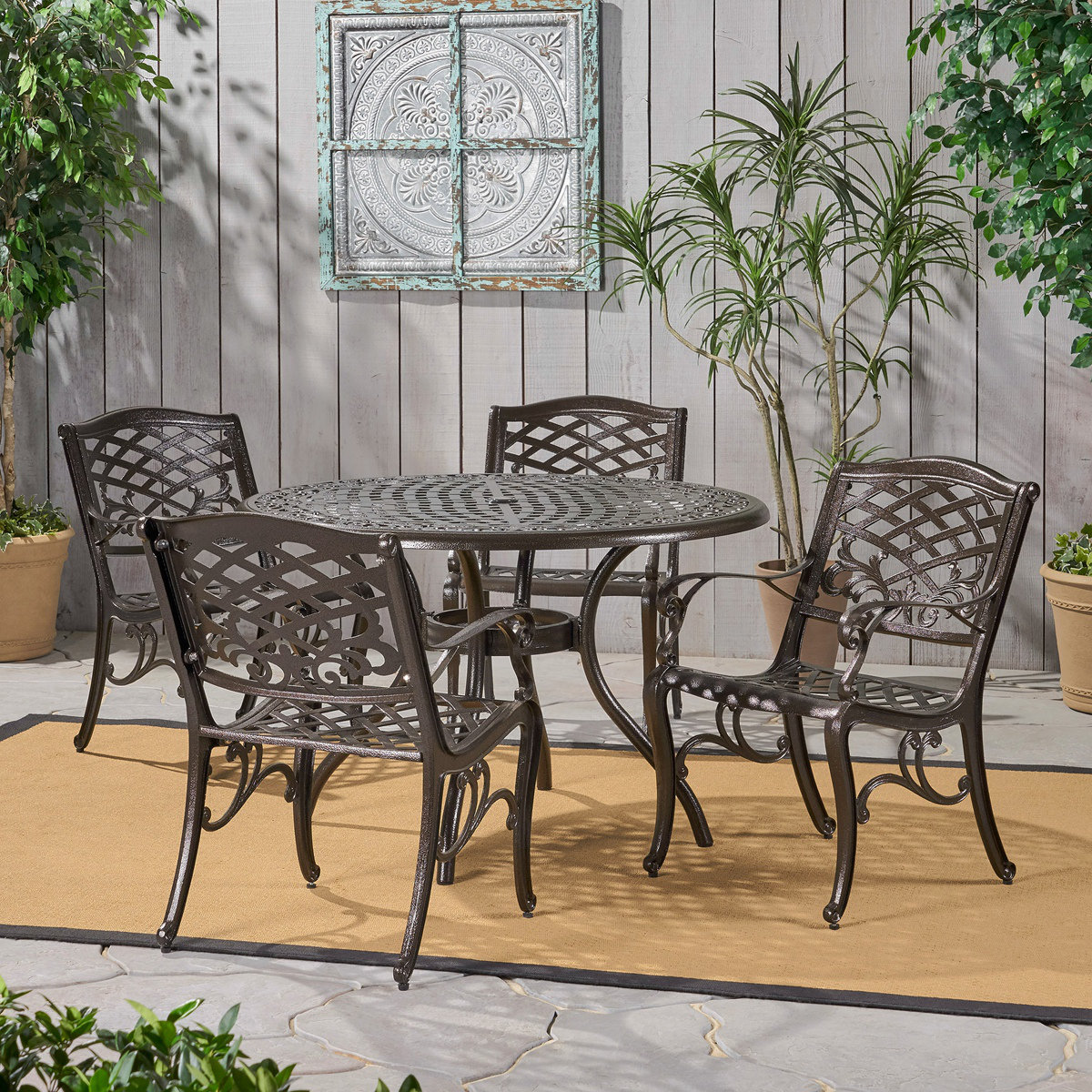 Red Barrel Studio Chachere 5 Piece Dining Set - Wayfair Canada