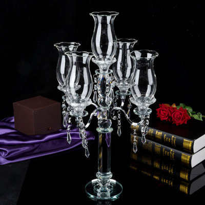 Crystal Tabletop Candelabra