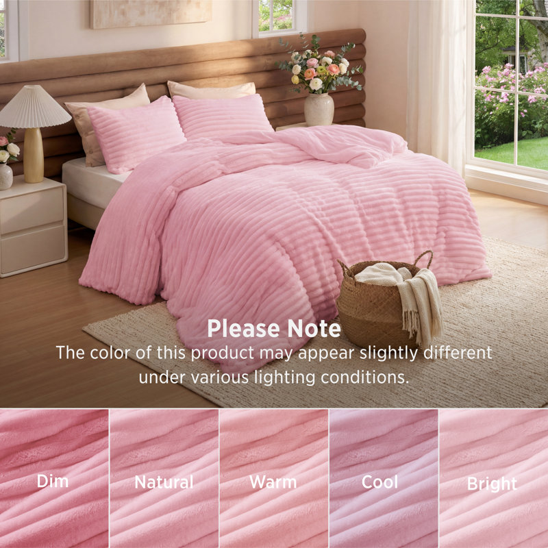 Ensembles d'édredon pour grand lit - 3 pièces de literie en molleton moelleux sarcelle à double face, esthétique rayée confortable pour les chambres modernes et les chambres d'amis, décoration intérieure de luxe toutes saisons
