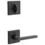 La Jolla Handleset with Single Cylinder Deadbolt and Contemporary Door Lever and Square Rosette-2060374206-2060374450