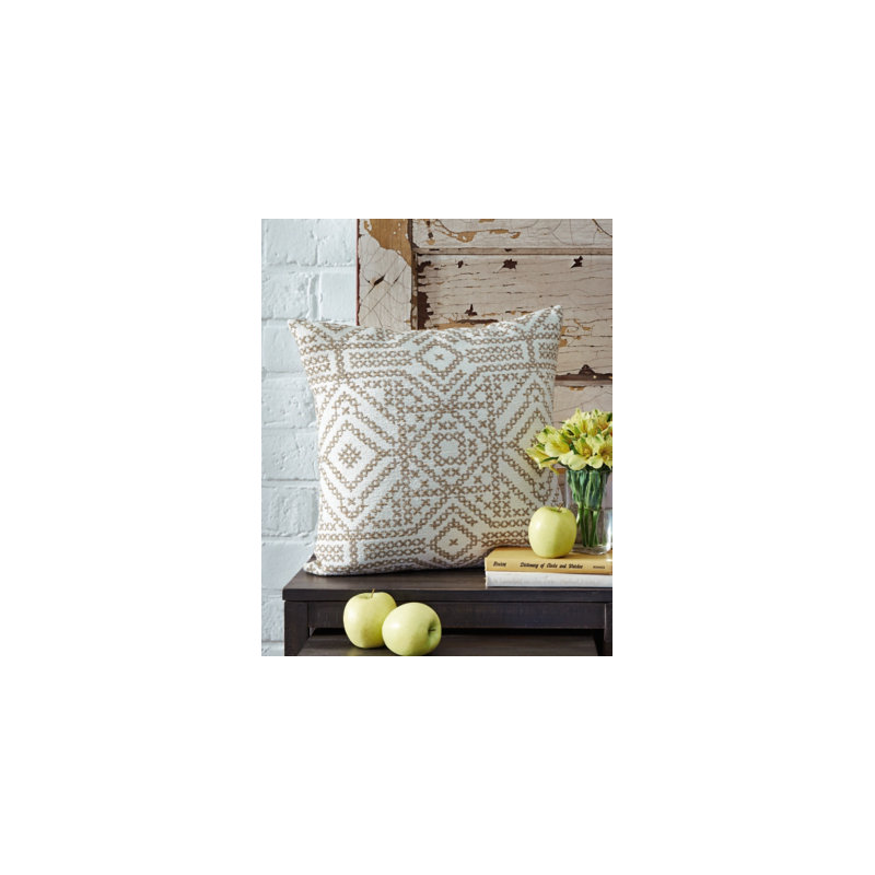 Gahagan Square Cotton Pillow Cover & Insert