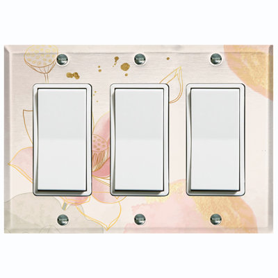 3 - Gang Rocker Standard Wall Plate