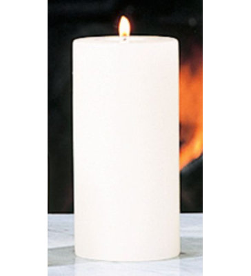Unscented Pillar Candle