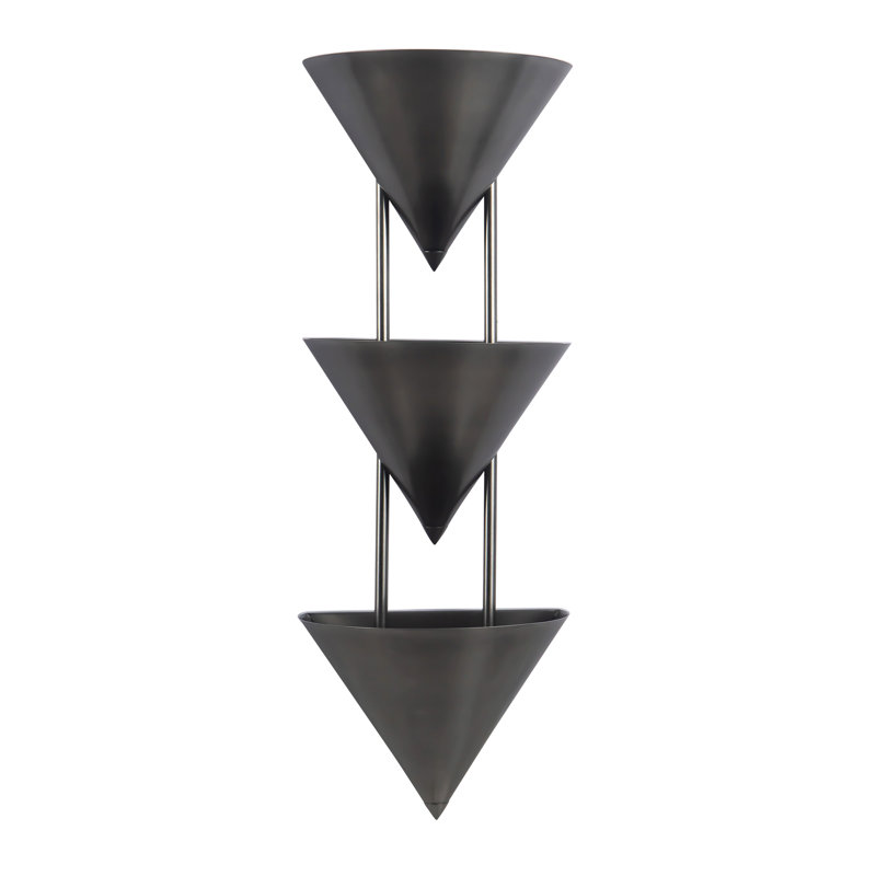 Versus 28-in Brass Wall Sconce, Silver