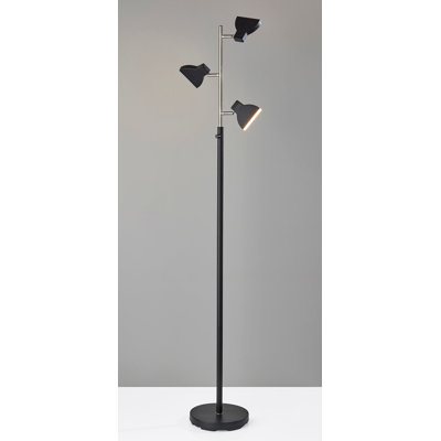 Lampe sur pied à branches noire Krishara