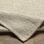 Tapis uni en jute de couleur unie à tissage plat brun clair-528535539
