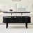 39.37'' W Oval Lift Top Coffee Table With Storage-1042634868