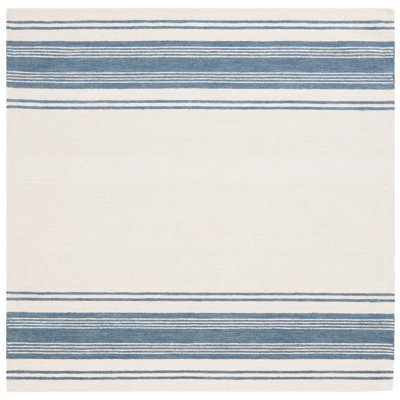 Lauren Ralph Lauren Hand Tufted Wool Pile Striped Rug