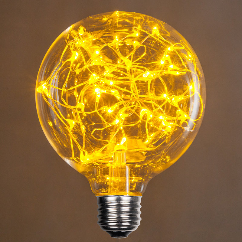25 Watt Equivalent G95 LED, Non-Dimmable Light Bulb E26/Medium (Standard) Base