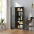 72"H lack Heavy-Duty Metal Storage Cabinet with Lock, 4 Adjustable Shelves