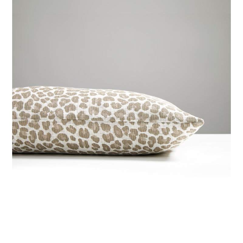 Backyard Bengal Lumbar Indoor/Outdoor Pillow Cover & Insert, Limestone