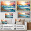 Rainbow Ocean Sunrise - art mural océan-97044845-97044850