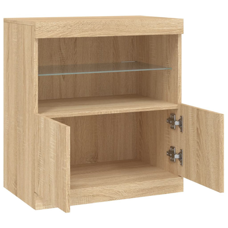 Basilisa 60cm Sideboard, Sonoma Oak