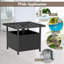 Table d'appoint d'extérieur avec trou pour parasol-112578947