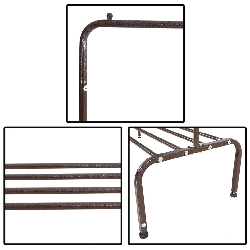 Marconi 47.24 " Clothing Rack, Brown