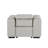 Top Grain Italian Leather Power Reclining Arm Chair with Power Headrests-2036242970