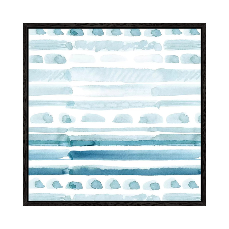 Take Care II by Stephanie Ryan - Painting on Canvas, 45.72cm H x 45.72cm W x 3.81cm D, Black Floater Framed