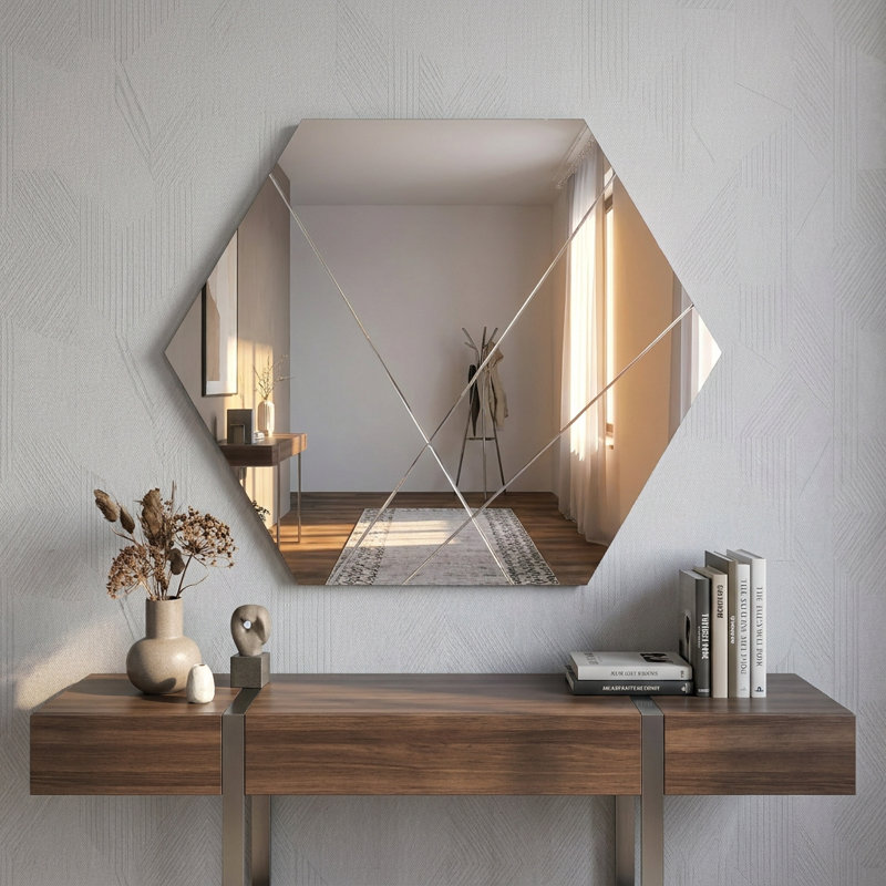 Saga 28" x 24" Accent Mirror