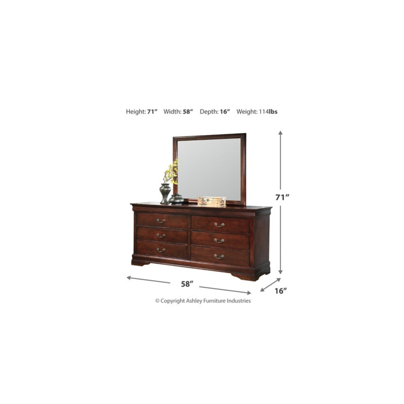 Commode et miroir Alisdair