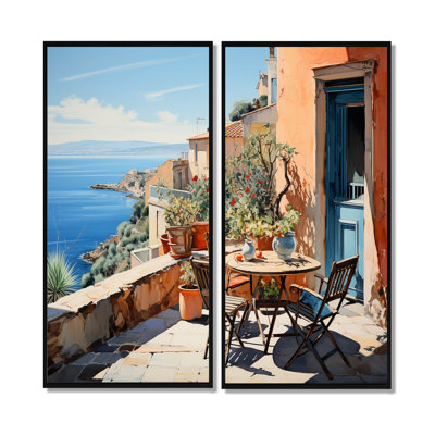 La Dolce, côte italienne IV - art mural traditionnel
