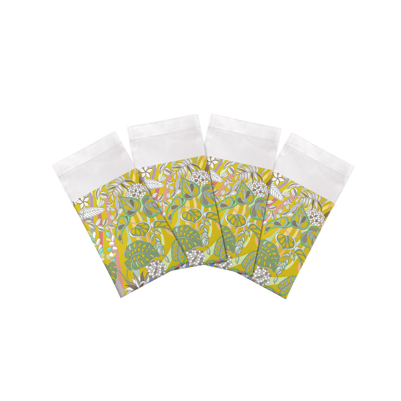 Sabi Jungle Cotton Sateen Dinner Napkins, Dijon