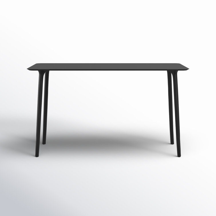 Burt 55'' Synthetic Laminate Outdoor Dining Table