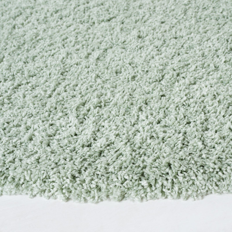 Combs Sgl-Laguna Shag Performance Solid Color Rug, Round 6'7"