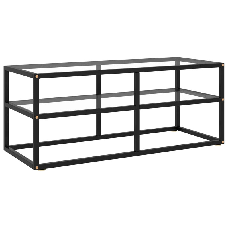 Adhvika Unfinished TV Stand for TVs up to 32", Clear