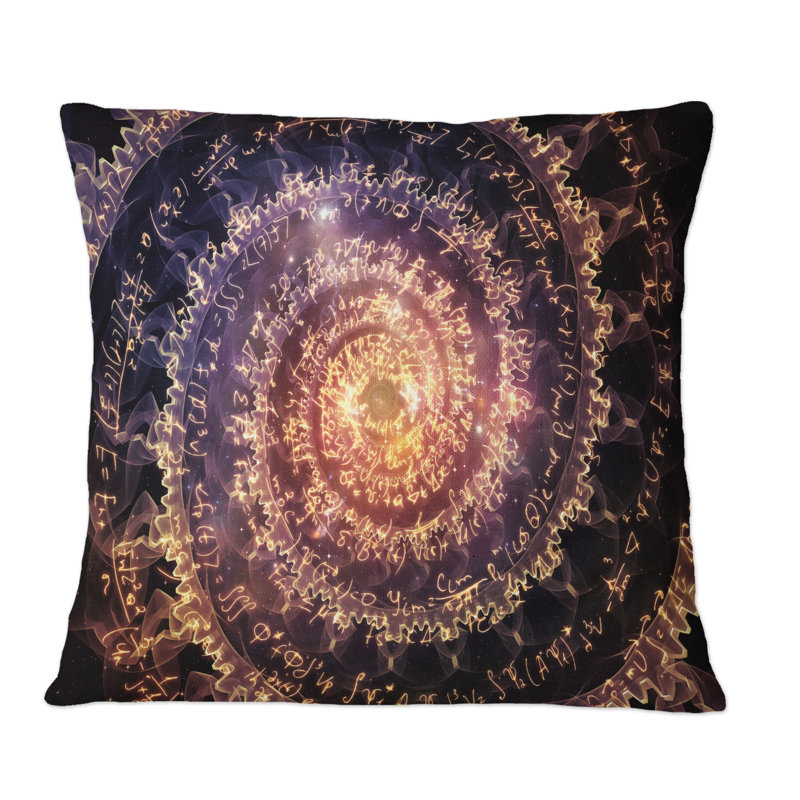Abstract Throw Pillow, 16" x 16"