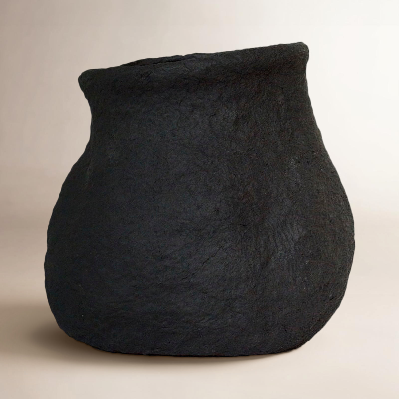Baum Earthenware Table Vase, 3.93" W x 3.93" D