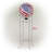 Biggleswade Weather Resistant Glass Abstract Gazing Ball