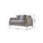 Ensemble de salon moderne 2 pièces Lust en taupe (CA)-1986339821