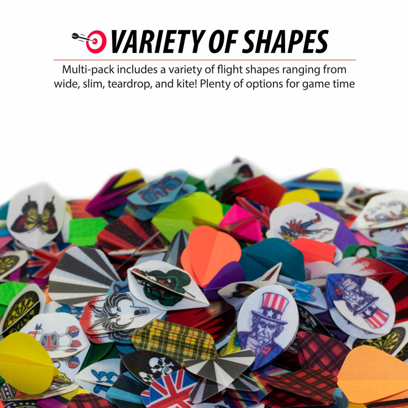 Nylon Assorted Flights Dart