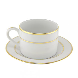 LOVECASA Porcelain Coffee Set, 80ML Espresso Cups with Saucers Set of 6 