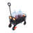 Mini Folding Utility Wagon With Brake For Garden Shopping Beach
