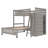Eyoas Twin Over Full Bunk Bed with Built-In Ladder-1827021659