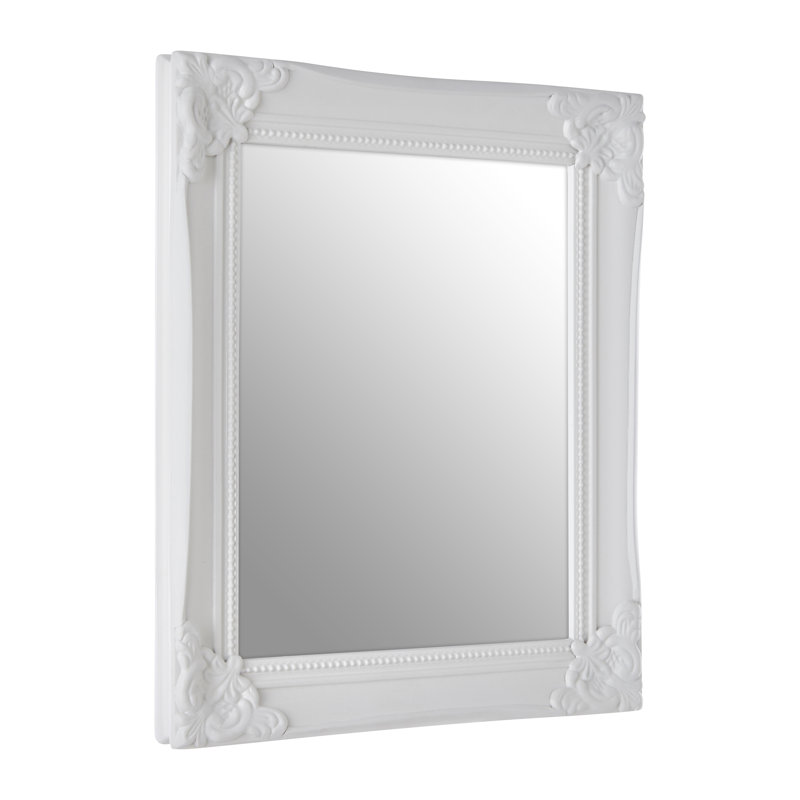 Rockwood White Wood Embossed Picture Frame, 4" x 6"