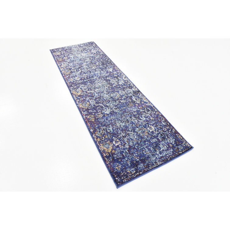 Tapis oriental bleu marine Mignonette