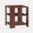 Ellierose Square side table,simple style design,3-tier end table, classic brown