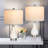 Alysiana Ceramic Touch Control Dimmable Table Lamp With USB