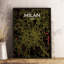 Milan City Map 1 Piece Wall Art-1538214779