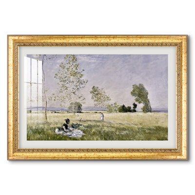 L'été, 1874 - Claude Monet - Reproduction encadrée sur mesure